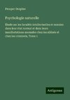 Psychologie naturelle