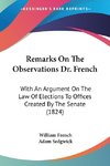 Remarks On The Observations Dr. French