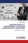 SATISFACTION TO E-RECRUITMENT AT MANGES MANAGEMENT CONSULTANT