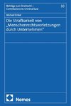 Die Strafbarkeit von Menschenrechtsverletzungen durch Unternehmen