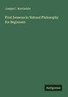 First Lessons in Natural Philosophy for Beginners