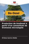 Production de biodiesel à partir d'un consortium de biomasse microalgale