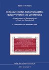 Volkssouveränität, Sicherheitspolitik, Bürgerverhalten und Lebensrisiko