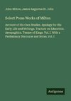 Select Prose Works of Milton