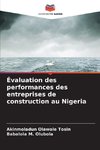 Évaluation des performances des entreprises de construction au Nigeria