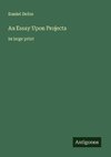 An Essay Upon Projects