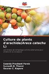 Culture de plants d'arachide(Areca catechu L)