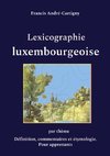 Lexicographie luxembourgeoise par thème
