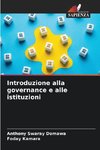 Introduzione alla governance e alle istituzioni