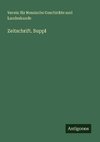 Zeitschrift. Suppl