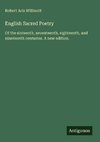 English Sacred Poetry