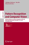 Pattern Recognition and Computer Vision