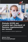 Metodo GCMS per l'analisi dei ritardanti di fiamma regolamentati dai tessuti