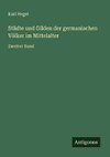 Städte und Gilden der germanischen Völker im Mittelalter