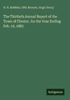 The Thirtieth Annual Report of the Town of Chester, for the Year Ending Feb. 16, 1883