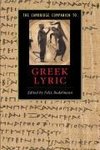 Budelmann, F: Cambridge Companion to Greek Lyric