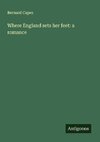Where England sets her feet: a romance