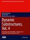 Dynamic Substructures, Vol. 4