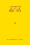 Archivum Eurasiae Medii Aevi IV (1984)
