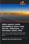Nello spazio vuoto potrebbero stare case, parchi, fabbriche... ci starebbe molta città