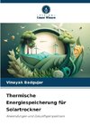 Thermische Energiespeicherung für Solartrockner
