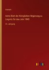 Amts-Blatt der Königlichen Regierung zu Liegnitz für das Jahr 1843