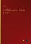 Archiv für Schweizerische Geschichte