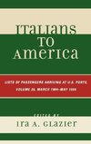 Italians to America, Volume 26