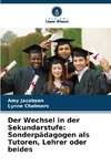 Der Wechsel in der Sekundarstufe: Sonderpädagogen als Tutoren, Lehrer oder beides