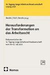 Herausforderungen der Transformation an das Arbeitsrecht
