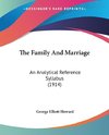 The Family And Marriage
