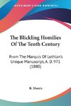 The Blickling Homilies Of The Tenth Century