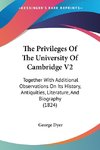 The Privileges Of The University Of Cambridge V2