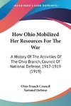 How Ohio Mobilized Her Resources For The War