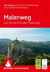 ROTHER Wanderführer Malerweg und Dichter-Musiker-Maler-Weg. Alle Etappen der beiden Fernwanderwege durch die Sächsische Schweiz.