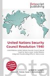 United Nations Security Council Resolution 1940