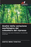 Analisi della variazione morfologica del coleottero del cipresso