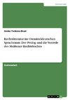 Rechtsliteratur im Ostmitteldeutschen Sprachraum: Der Prolog und die Vorrede des Meißener Rechtsbuches