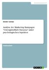 Analyse der Marketing Kampagne 