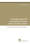 Characterization of recombinant human Epo-Fc fusion protein