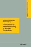 Transformation der Arbeitsrechtsordnung in den neuen Bundesländern