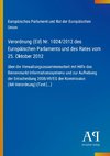 Verordnung (EU) Nr. 1024/2012 des Europäischen Parlaments und des Rates vom 25. Oktober 2012