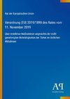 Verordnung (EU) 2019/1890 des Rates vom 11. November 2019