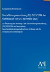 Durchführungsverordnung (EU) 2025/2388 der Kommission vom 24. November 2025