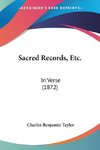 Sacred Records, Etc.