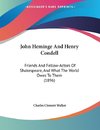 John Heminge And Henry Condell