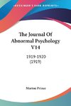 The Journal Of Abnormal Psychology V14