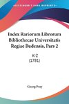 Index Rariorum Librorum Bibliothecae Universitatis Regiae Budensis, Pars 2