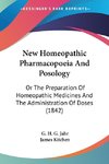 New Homeopathic Pharmacopoeia And Posology