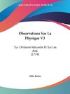 Observations Sur La Physique V3